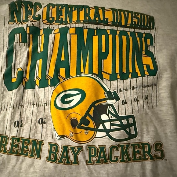 Vintage Green Bay Packers NFC Central Division Champions Tee - Picture 3 of 10